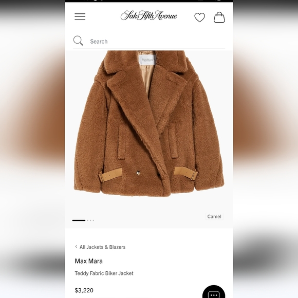 🌹Max Mara Teddy  Biker Jacket - Picture 3 of 13